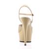 Pleaser - DELIGHT609 Sandaal met enkelband - Creme Product image